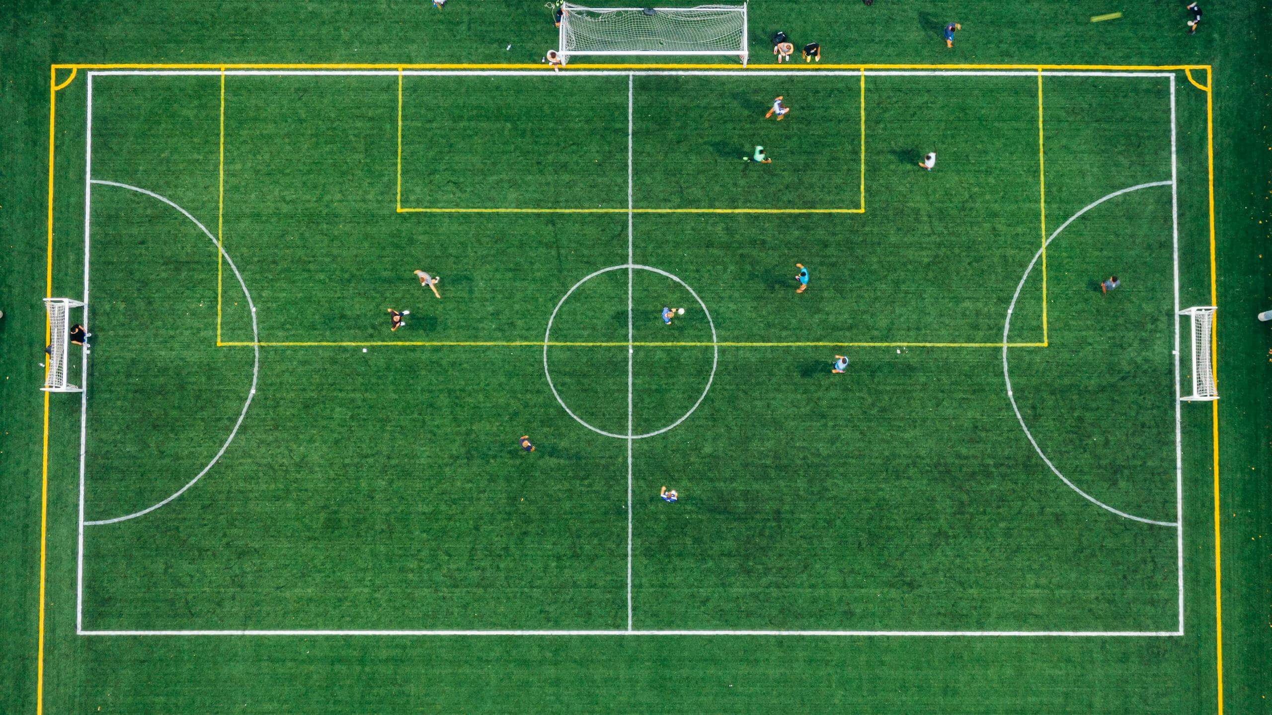 Aerial Photography Of People Playing Soccer