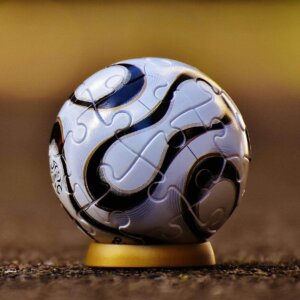 White and Black Soccer Ball Selective-focus Photography